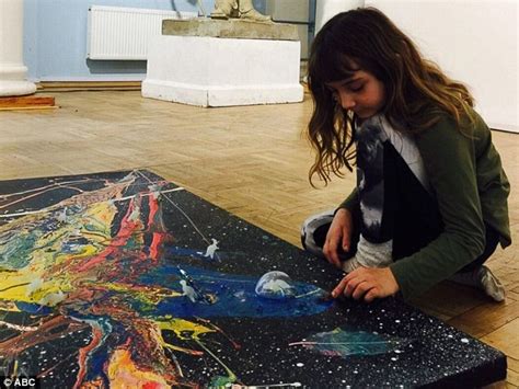 Child Art Prodigy Aelita Andre Opens Solo Show In Famed Russian Academy