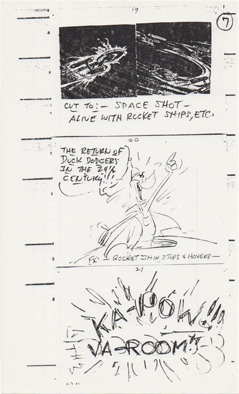 The Return Of Duck Dodgers Storyboard By Michael Maltese Part 1
