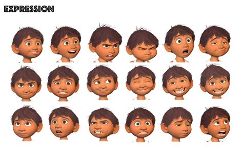 Coco, Pixar | Character design animation, Disney expressions, Cartoon ...