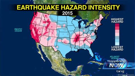 United States Earthquake Map