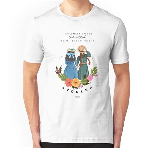 Anne With An E And Diana From Avonlea Green Gables Best Friends Essential T Shirt By