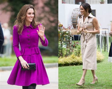 Kate Middleton And Meghan Markle The Looks Compared Photo Italian Post