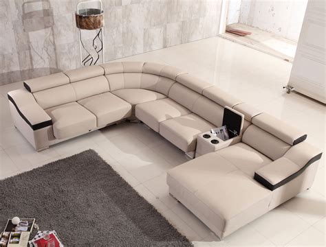 contemporary designer all leather sectional coral springs florida natuzzi editions esf 1369