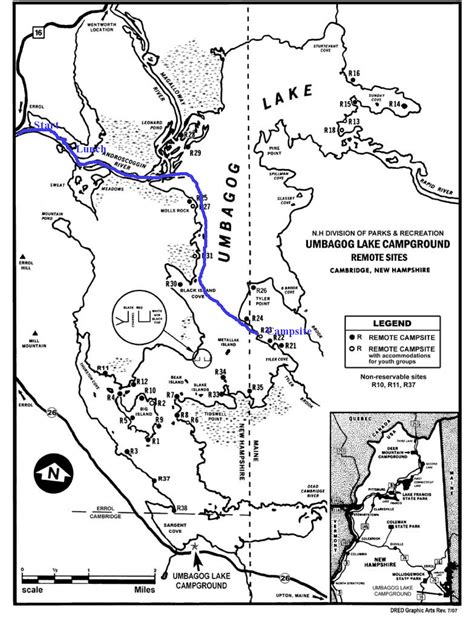 Umbagog Lake Depth Chart
