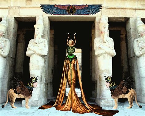 Pharaoh Queen Digital Art By Loveday Funck Fine Art America