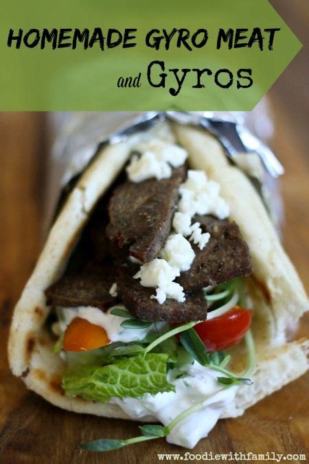 Homemade Gyro Meat And Gyros Just Like Take Out Make A Big Batch And