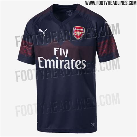 Last By Puma Arsenal 18 19 Home Kit Released Away And Third Leaked