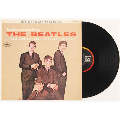 Vintage 1964 The Beatles Introducing The Beatles Vinyl Record