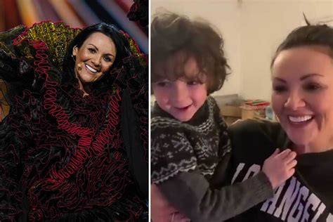 Masked Singers Martine Mccutcheon Melts Hearts As She Shares Son Raffertys Reaction To Her Big
