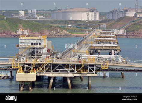 South Hook Lng Terminal Milford Haven Stock Photo Alamy