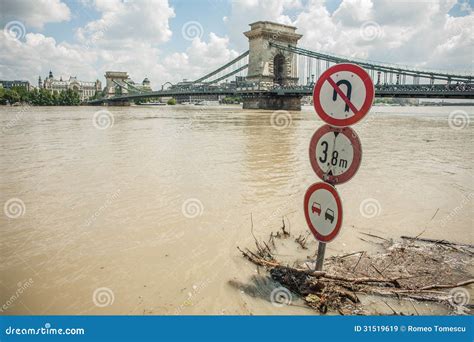 Budapest Floods Editorial Stock Image Image Of Rise