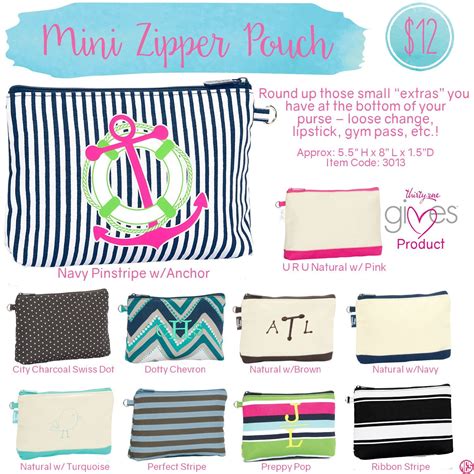 Mini Zipper Pouch By Thirty One Springsummer 2016 Click To Order