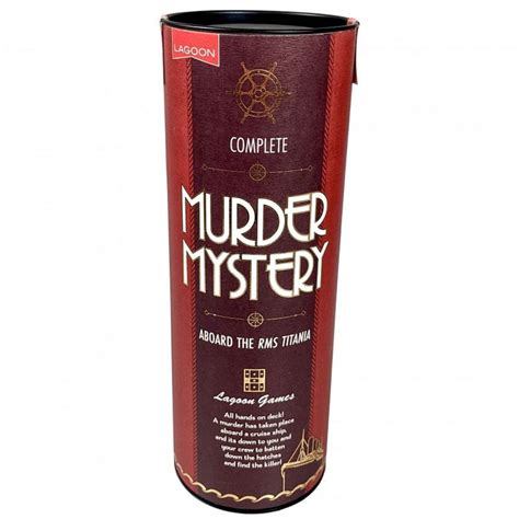 Available to buy online now! Murder Mystery on a Cruise Ship Mystery Dinner Party Game ...