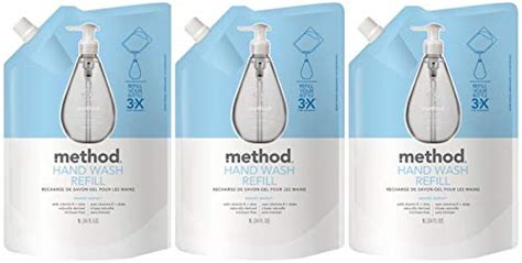 Method Gel Hand Soap Refill Sweet Water 34 Fl Oz Pack Of 3