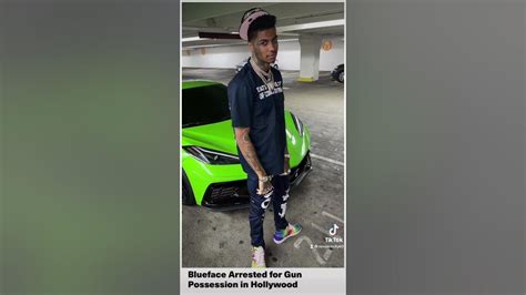 Blueface Arrested Gun Possession In Hollywood Shorts Youtube