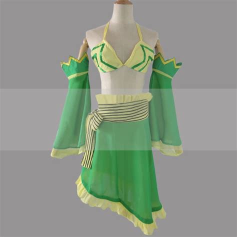 Fairy Tail Lucy Heartfilia Star Dress Aquarius Form Cosplay Costume