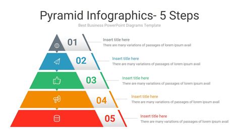 Pyramid Infographics Stages Powerpoint Template Marketing Former