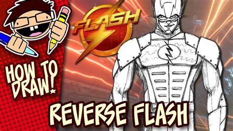 How To Draw Reverse Flash The Flash Tv Series Easy Step By Step