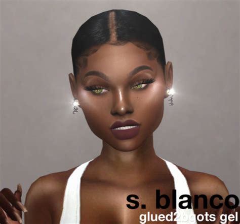Simfiles440836 Sims Hair Sims 4 Black Hair