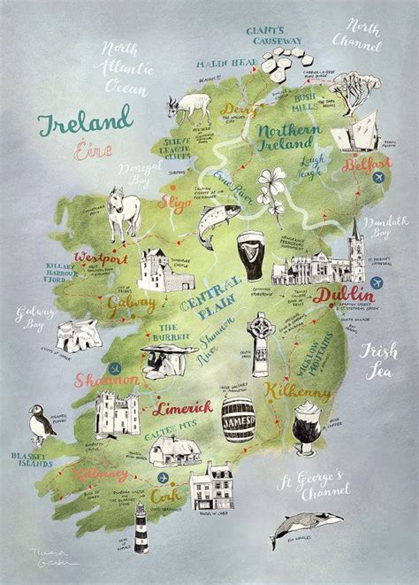 Moreover, printable road map of iceland has several aspects to learn. Ireland Map, Map of Ireland by Theresa Grieben ...