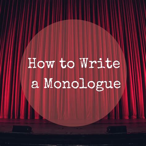 How To Create A Monologue Easy And Simple Hobbylark