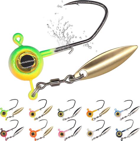 Amazon Com Crappie Jig Heads Under Spinner Jigheads For Crappie