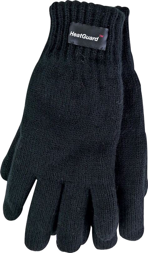Mens 3m Black Thinsulate Thermal Lined Winter Gloves Largeextra Large