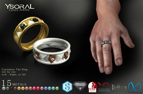 Second Life Marketplace Bento Male Ysoral Luxe Ring N°3