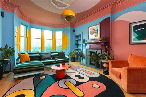 Descubrir 91 Imagen Living Room Colorful Interior Design