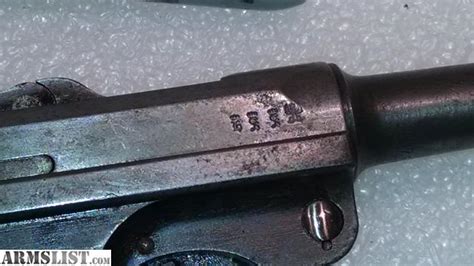 German Luger Pistol Proof Marks