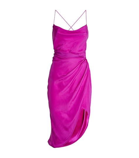Gauge81 Purple Silk Shiroi Mini Dress Harrods Uk