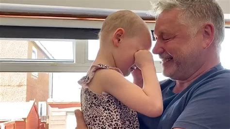 Cancer Stricken Girl Finally Reunited With Dad Youtube