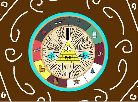 Bill Cipher Wheel Colored By Shortbreadstories On Deviantart