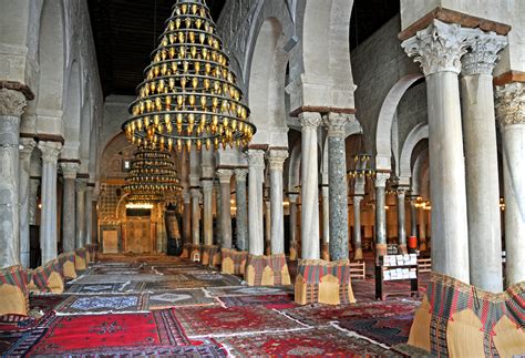 Filegreat Mosque Of Kairouan Prayer Hall Wikimedia Commons