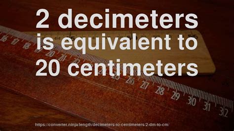 2 Dm To Cm How Long Is 2 Decimeters In Centimeters [convert]