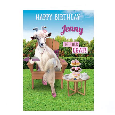 Buy Personalised Birthday Card You Old Goat For Gbp 179 Card