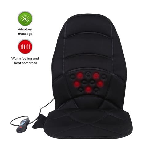 Car Home Massager Cushion 8 Mode 3 Intensity Neck Back Lumbar Full