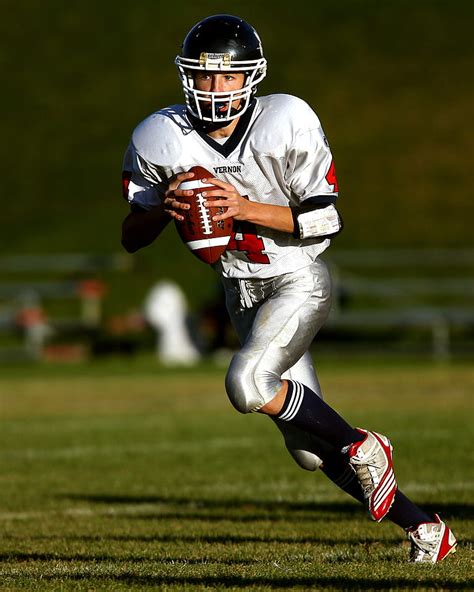 Royalty Free Photo Man Holding Football While Running Pickpik