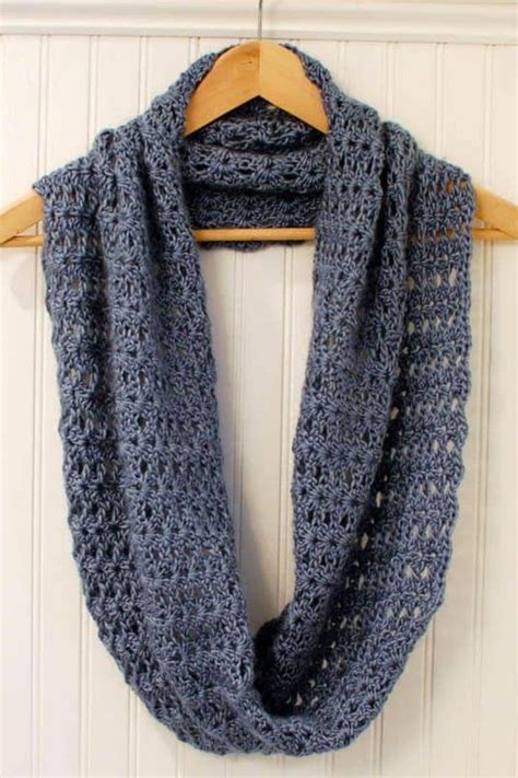 Holey Infinity Scarf Easy Crochet Pattern Craft Supplies And Tools Sewing