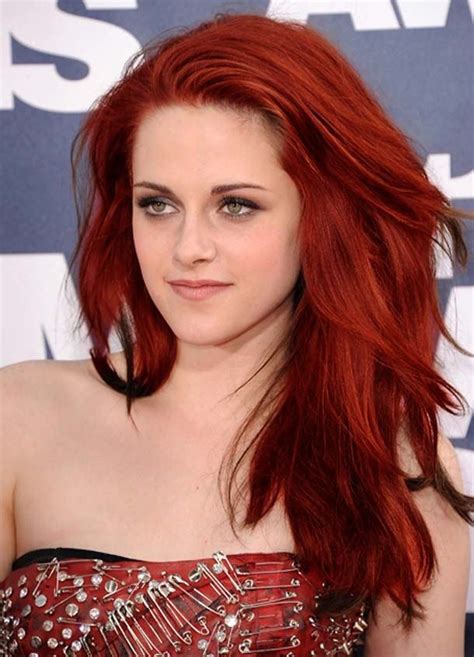 Kristen Stewart Natural Red Hair Dye Colors Hair Obsession Dyed Red Hair Crimson Hair Dark