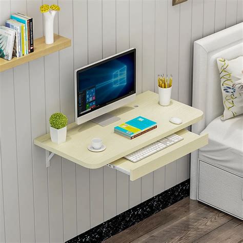 Portable Folding Table Laptop Table Simple Office Wall Mounted Computer