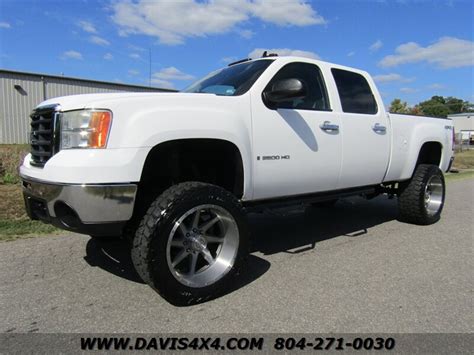 2009 Gmc Sierra 2500 Hd Crew Cab Short Bed Lifted 4x4 Pick Up Sold