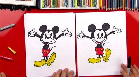 How To Draw Mickey Mouse