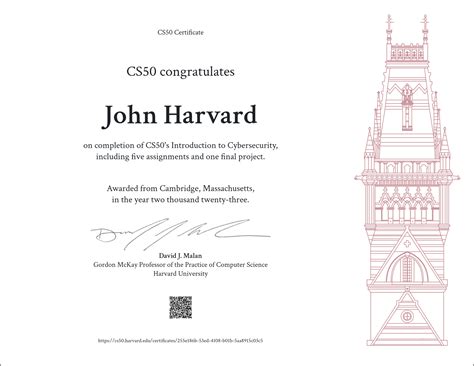 Cs50 Certificate Cs50s Introduction To Cybersecurity