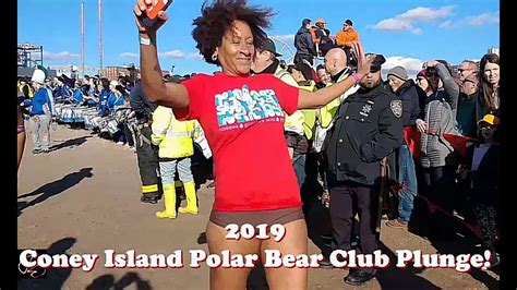 Coney Island New Years Day Polar Bear Club Plunge Youtube