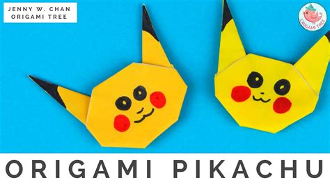 Pokémon Origami Crafts How To Fold Origami Pikachu Pokémon Go Easy