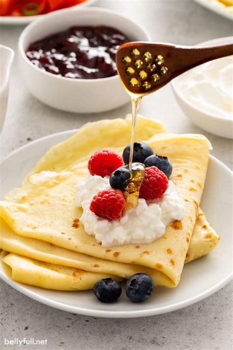 Blini Russian Crepes Recipe Belly Full