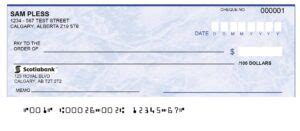 Learn more about how to identify parts of a check such as your account number and routing number. Canadian Cheque Account Number - Cheque Print Blog