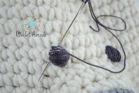 Embroider on some blush to make it just a smidge cuter. How to Embroider Almost Perfect Amigurumi Eyes | Crochet Arcade
