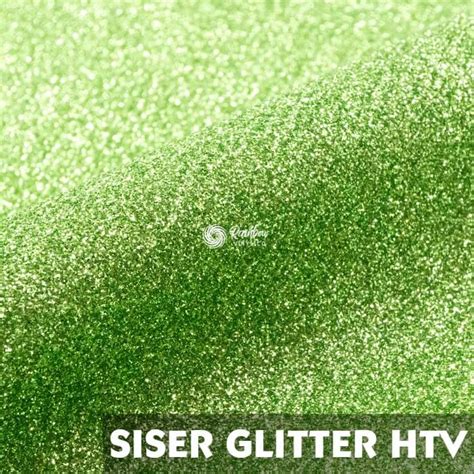 Siser Moda Glitter 2 Htv Light Green Rainbow Vinyl Co